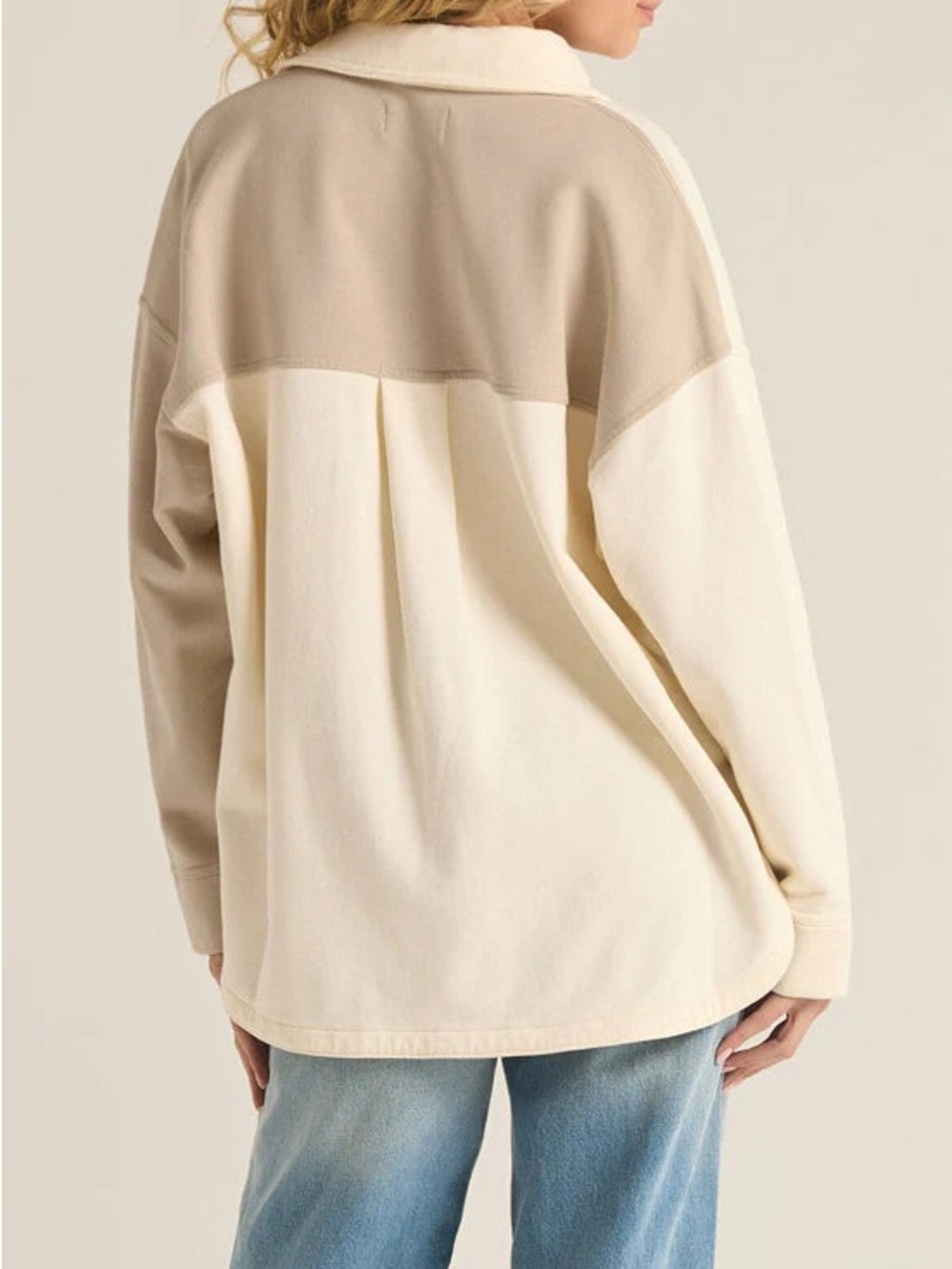 Z Supply Color Block Shirt Jacket - Picture 7 of 8